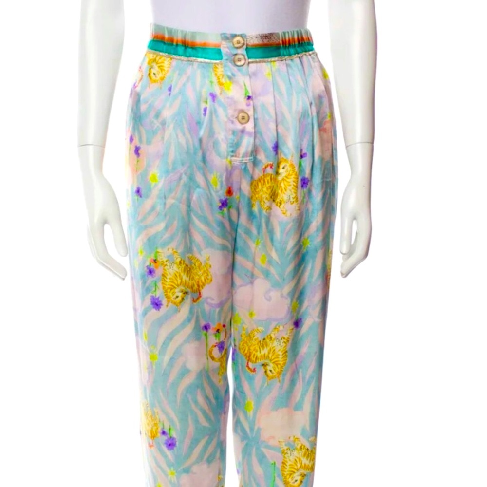 Forte Forte Italy Tiger Silk Pant